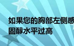 如果您的胸部左侧感到疼痛 可能表明您的胆固醇水平过高