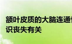 额叶皮质的大脑连通性降低与丙泊酚引起的意识丧失有关