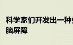 科学家们开发出一种更好的抗癌药物来穿越血脑屏障