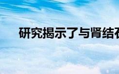 研究揭示了与肾结石相关的新遗传因素