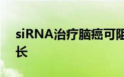 siRNA治疗脑癌可阻止小鼠模型中的肿瘤生长