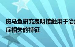 斑马鱼研究表明接触用于治疗偏头痛的化合物会导致与自闭症相关的特征