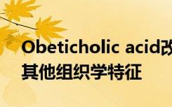 Obeticholic acid改善肝纤维化和NASH的其他组织学特征