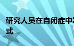 研究人员在自闭症中发现更多的大脑连通性模式