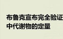 布鲁克宣布完全验证的NMR模块可用于尿液中代谢物的定量