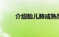 介绍胎儿肺成熟度检查都要做哪些