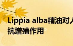 Lippia alba精油对人的肝和肺癌细胞系具有抗增殖作用