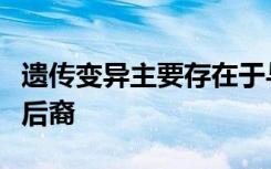 遗传变异主要存在于与心力衰竭有关的非洲人后裔