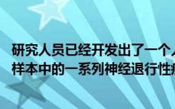 研究人员已经开发出了一个人工智能平台 可以检测人脑组织样本中的一系列神经退行性疾病