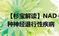 【杉宝解读】NAD+可保护神经元，对抗多种神经退行性疾病