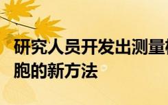 研究人员开发出测量机械疲劳如何影响生物细胞的新方法