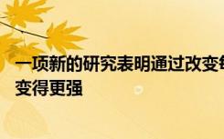 一项新的研究表明通过改变每次举重的力量 举重运动员可以变得更强