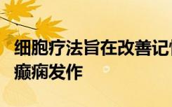 细胞疗法旨在改善记忆力并预防颅脑外伤后的癫痫发作