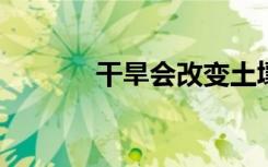 干旱会改变土壤微生物的变化