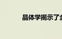 晶体学揭示了金颗粒的纳米笼