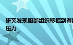 研究发现腹部组织移植到有缺陷的心脏可以帮助减轻器官的压力