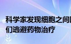 科学家发现细胞之间隐藏的差异可能有助于他们逃避药物治疗