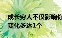 成长穷人不仅影响你的健康它在13个基因中变化多达1个