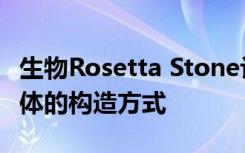 生物Rosetta Stone让科学家们更接近破译身体的构造方式