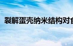 裂解蛋壳纳米结构对食品安全具有重要意义