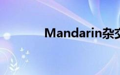 Mandarin杂交抗柑橘绿化病