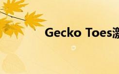 Gecko Toes激发新的粘合剂