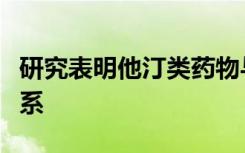 研究表明他汀类药物与记忆力丧失之间没有联系