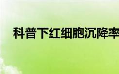 科普下红细胞沉降率测定检测原理是什么