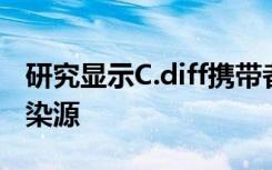 研究显示C.diff携带者是卫生机构中常见的感染源