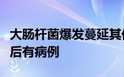 大肠杆菌爆发蔓延其他州在肯塔基州报告疾病后有病例