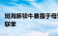 斑海豚犊牛暴露于母乳中具有神经毒性的多氯联苯