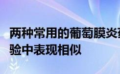 两种常用的葡萄膜炎药物在NIH资助的临床试验中表现相似