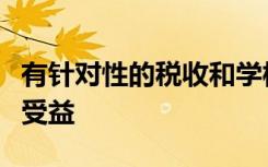 有针对性的税收和学校午餐政策使低收入人群受益