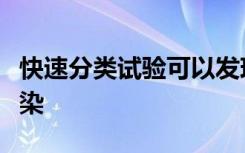 快速分类试验可以发现成年人的活动性肺部感染