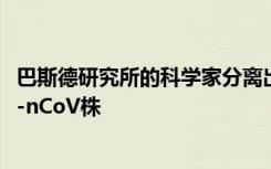 巴斯德研究所的科学家分离出在法国检测到的冠状病毒2019-nCoV株