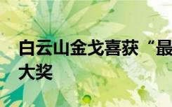 白云山金戈喜获“最受消费者信赖优质品牌”大奖