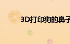 3D打印狗的鼻子改善了蒸汽检测