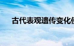 古代表观遗传变化使癌症相关基因沉默