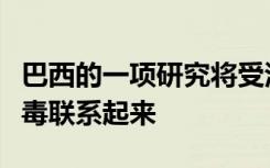 巴西的一项研究将受污染的水的消耗与寨卡病毒联系起来