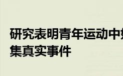 研究表明青年运动中如何从头部撞击传感器收集真实事件