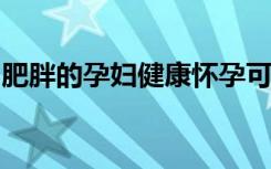 肥胖的孕妇健康怀孕可能不需要额外的卡路里