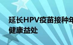 延长HPV疫苗接种年龄只会产生相对较小的健康益处