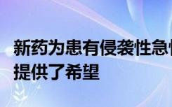 新药为患有侵袭性急性淋巴细胞白血病的婴儿提供了希望