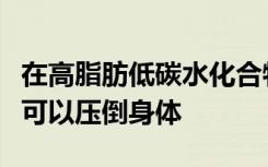 在高脂肪低碳水化合物状态下只需一盘薯条就可以压倒身体