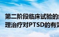 第二阶段临床试验的结果表明 MDMA辅助心理治疗对PTSD的有效性