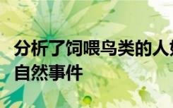 分析了饲喂鸟类的人如何注意并响应饲养者的自然事件