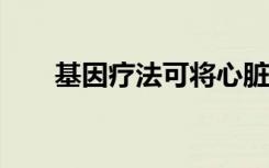 基因疗法可将心脏功能提高多达25％