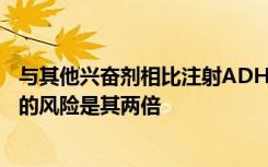 与其他兴奋剂相比注射ADHD的安非他明的年轻人患精神病的风险是其两倍