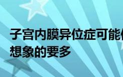 子宫内膜异位症可能使我们付出的代价比以前想象的要多