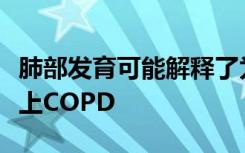 肺部发育可能解释了为什么一些非吸烟者会患上COPD